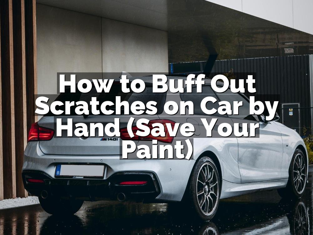 How to Buff Out Scratches on Car by Hand (Save Your Paint)