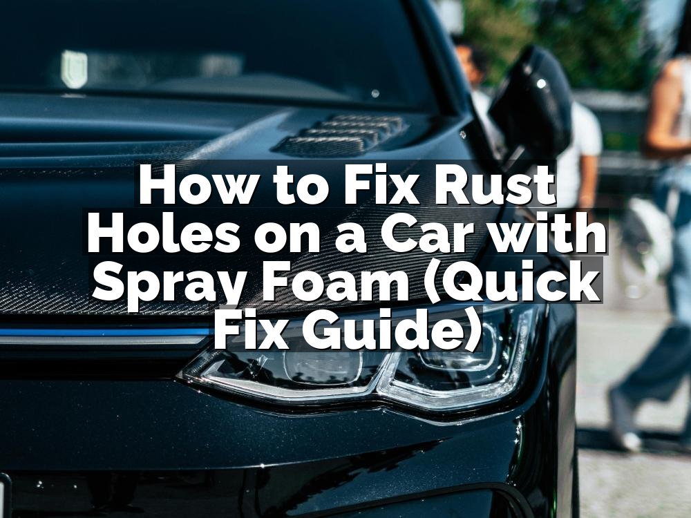 How to Fix Rust Holes on a Car with Spray Foam (Quick Fix Guide)