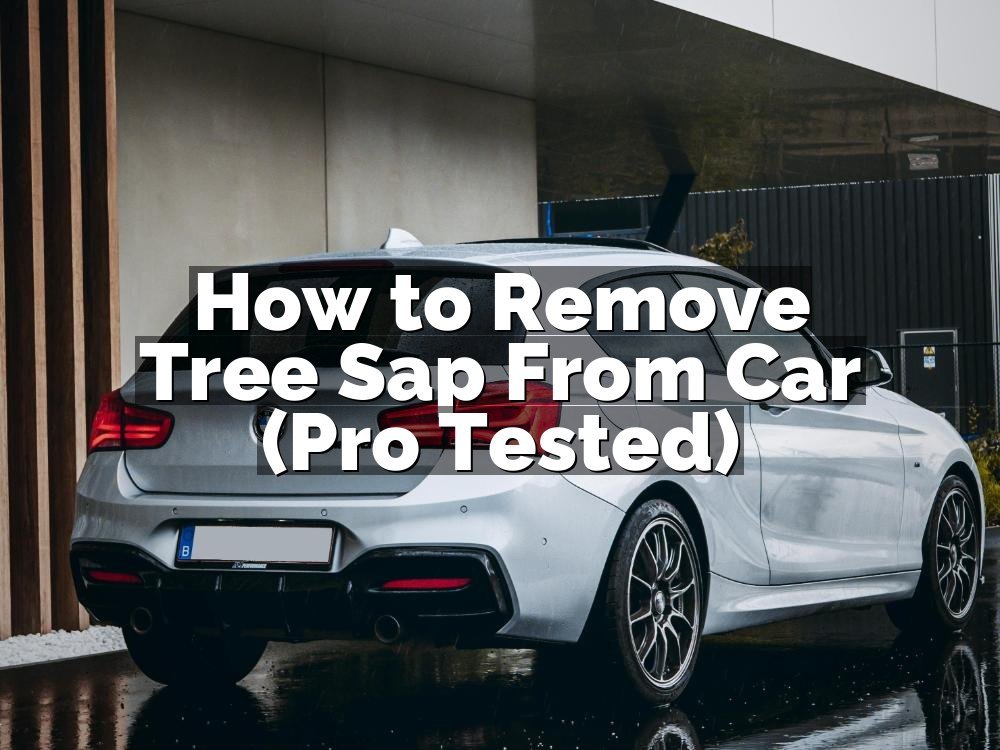 How to Remove Tree Sap From Car (Pro Tested)