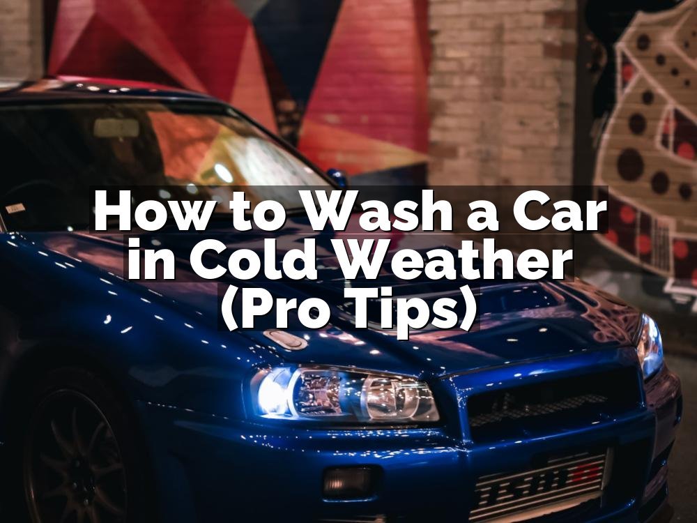 How to Wash a Car in Cold Weather (Pro Tips)
